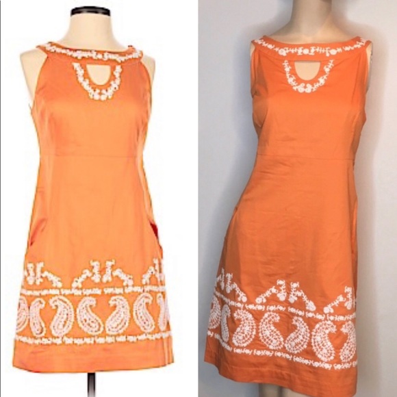 Lilly Pulitzer Dresses & Skirts - Lilly Pulitzer Jacqueline Dress Paisley Embroidery